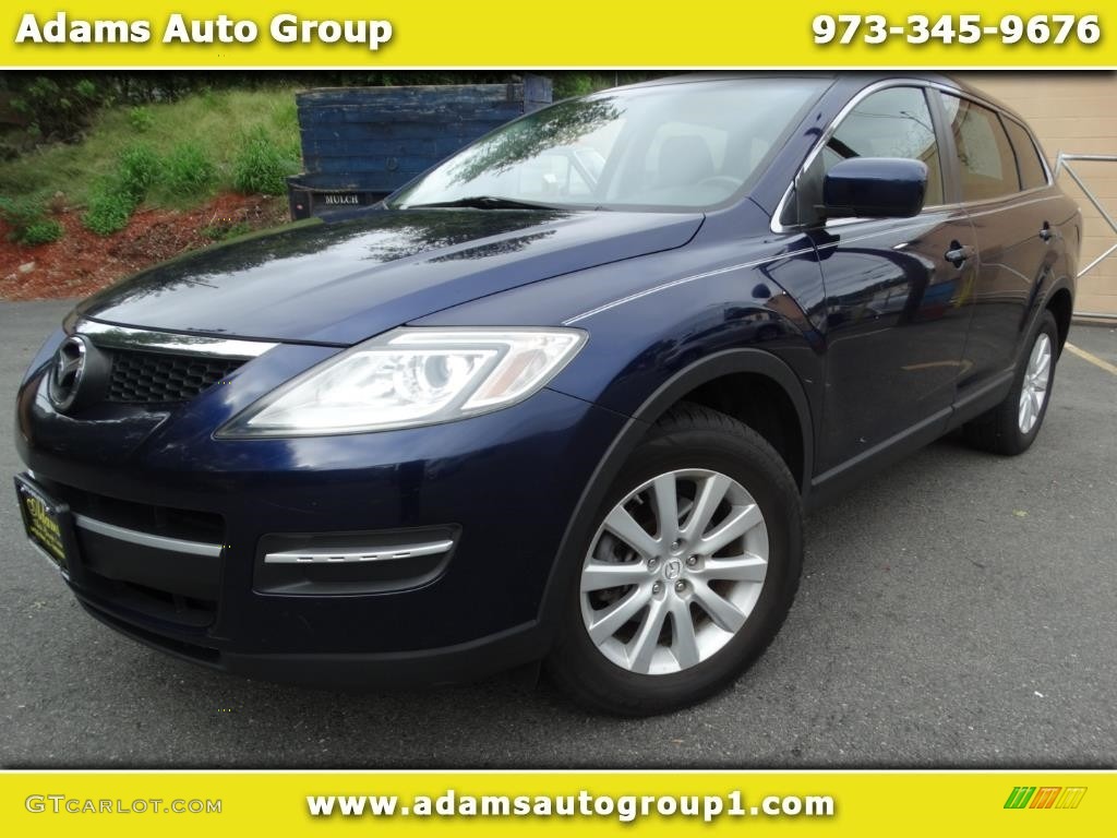 2009 CX-9 Touring AWD - Stormy Blue Mica / Black photo #1