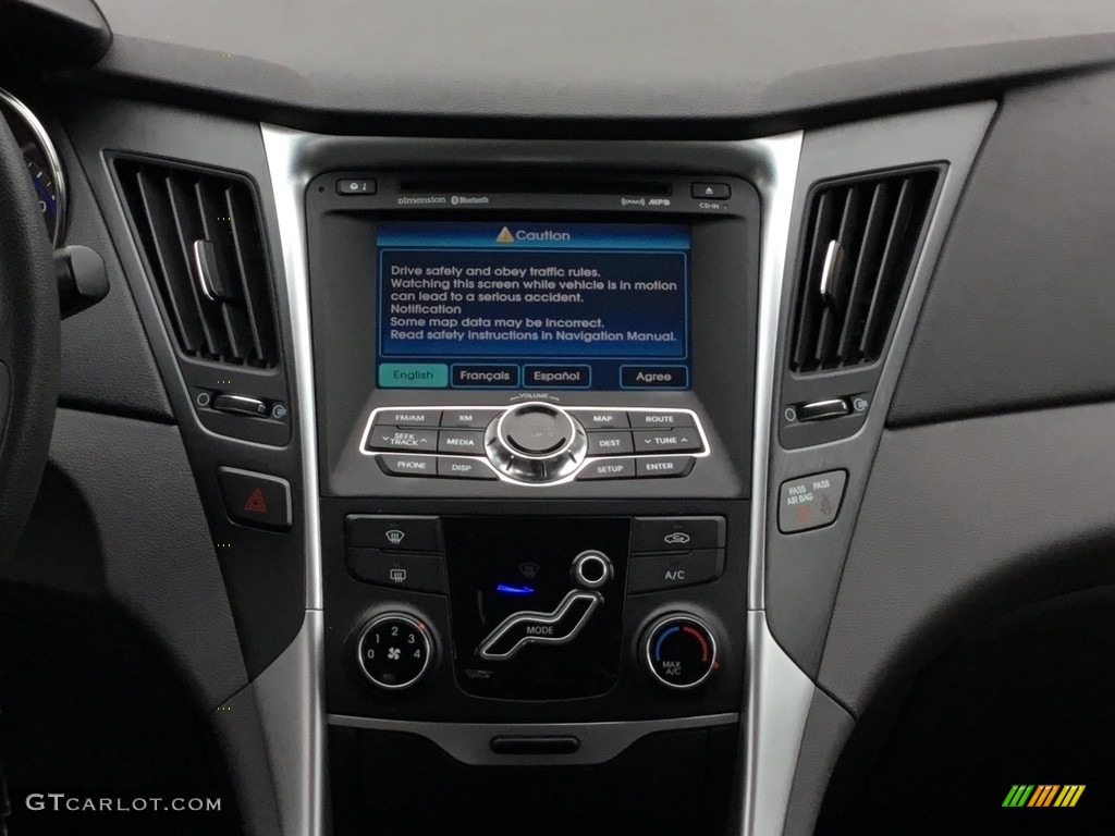 2011 Sonata GLS - Black Plum Pearl / Gray photo #13