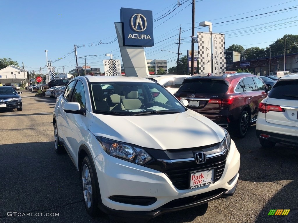 2016 HR-V LX AWD - White Orchid Pearl / Gray photo #1
