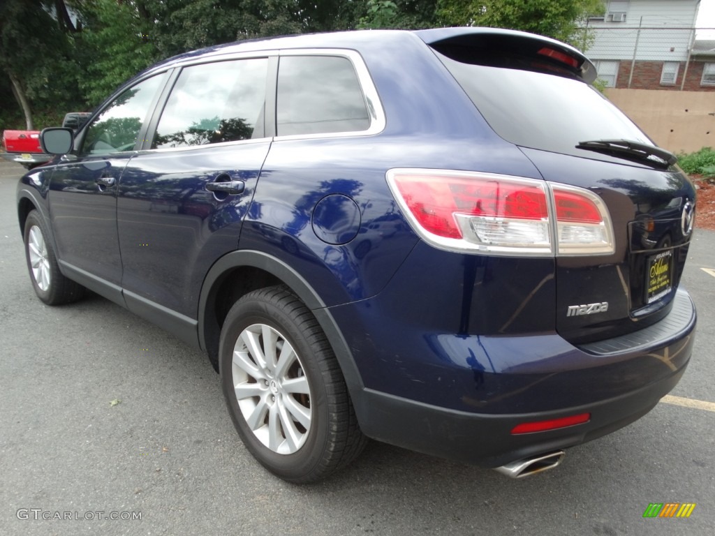 2009 CX-9 Touring AWD - Stormy Blue Mica / Black photo #6