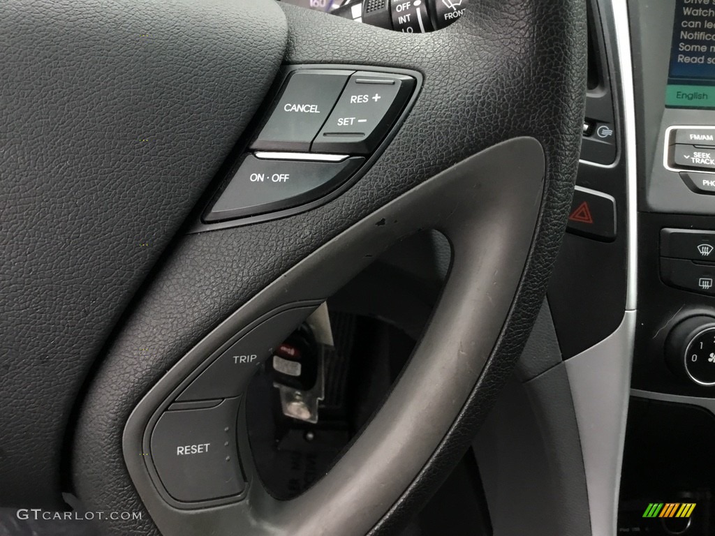 2011 Sonata GLS - Black Plum Pearl / Gray photo #17