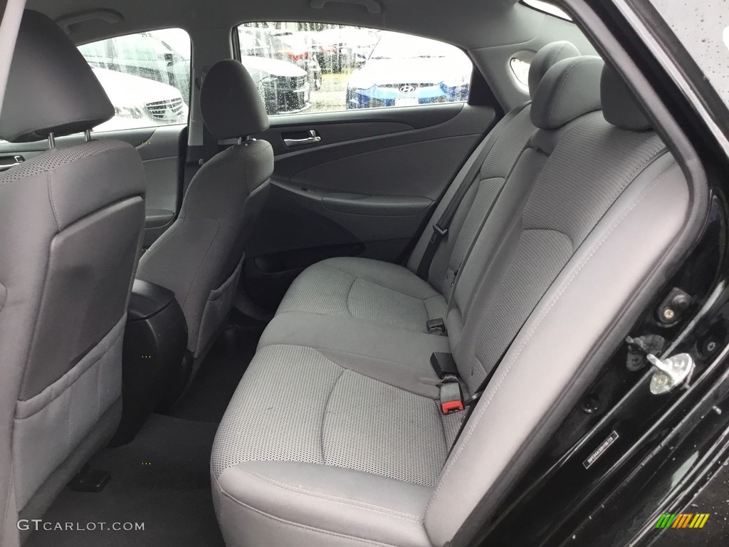 2011 Sonata GLS - Black Plum Pearl / Gray photo #22