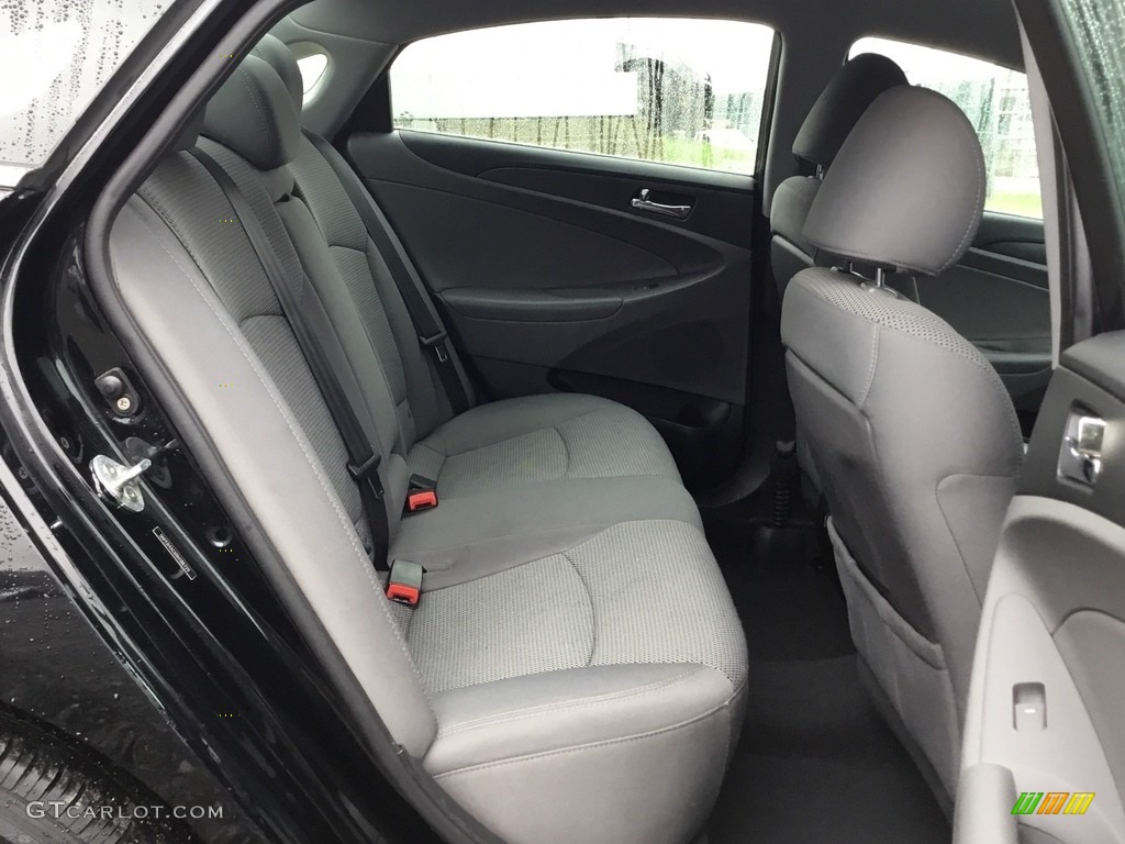 2011 Sonata GLS - Black Plum Pearl / Gray photo #25