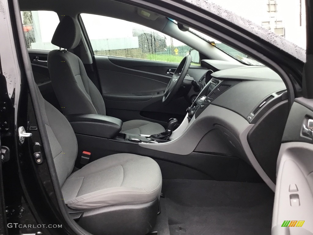 2011 Sonata GLS - Black Plum Pearl / Gray photo #28