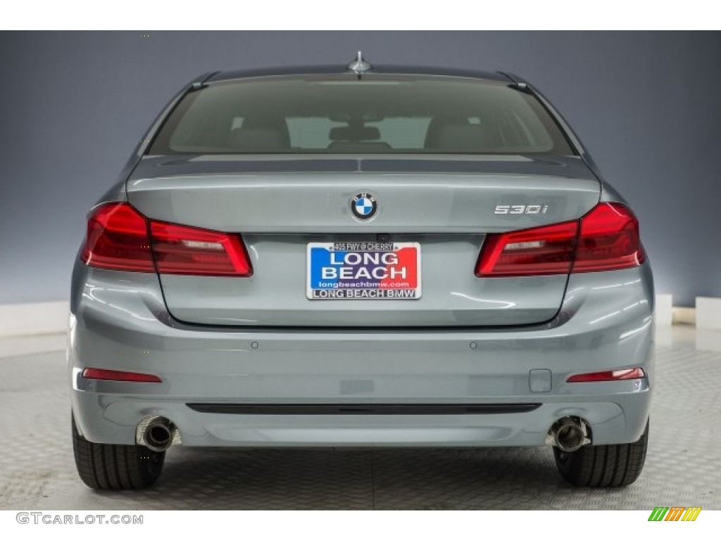 2018 5 Series 530i Sedan - Bluestone Metallic / Black photo #3