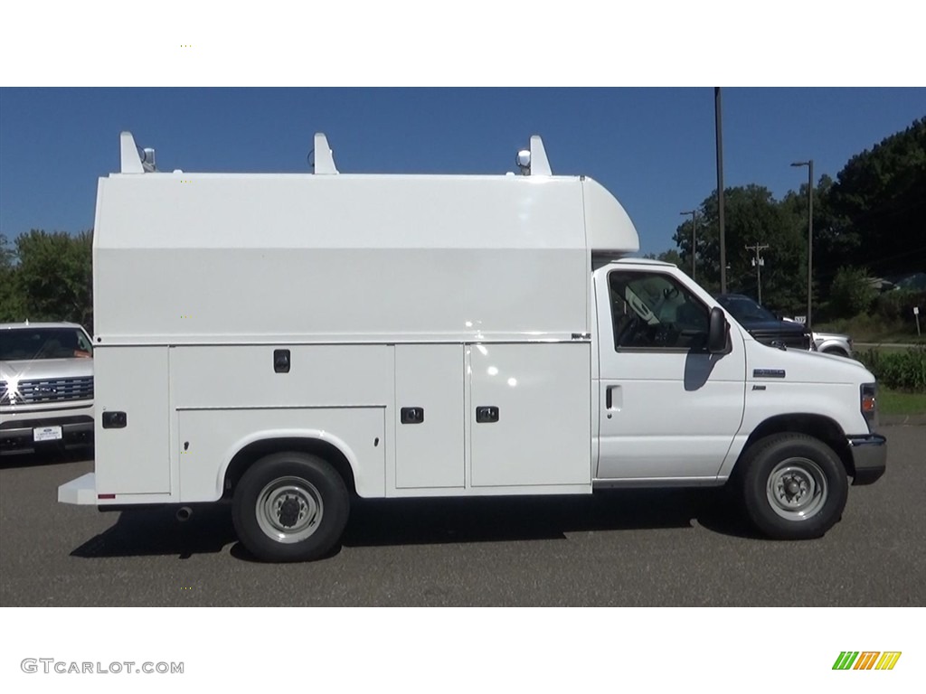 Oxford White 2019 Ford E Series Cutaway E350 Commercial Utility Truck Exterior Photo #129671863