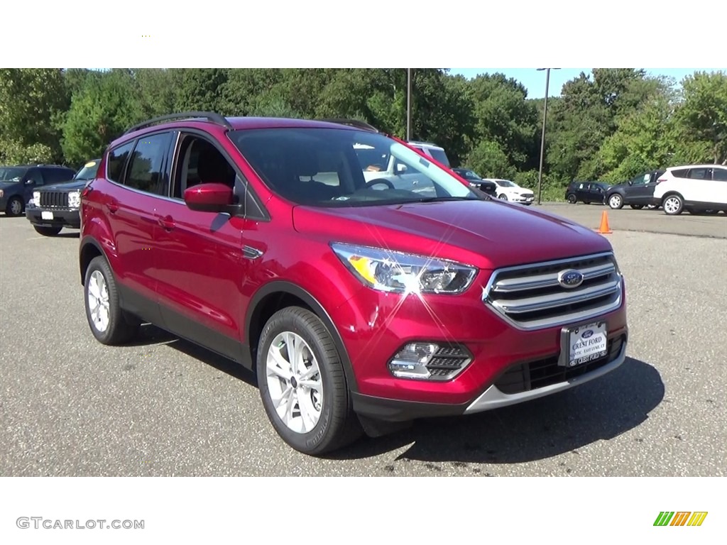 2018 Escape SE 4WD - Ruby Red / Charcoal Black photo #1