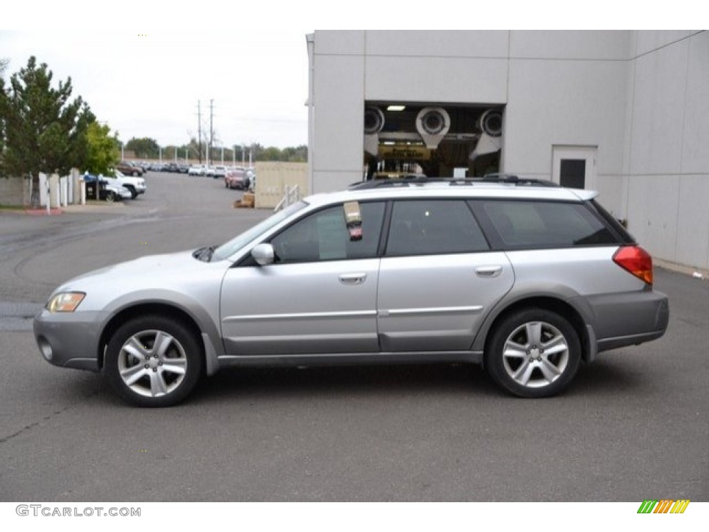 2005 Outback 2.5XT Limited Wagon - Brilliant Silver Metallic / Off Black photo #3