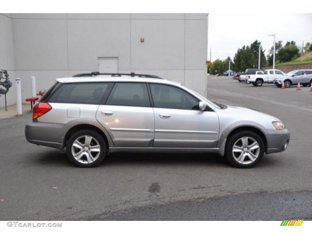 2005 Outback 2.5XT Limited Wagon - Brilliant Silver Metallic / Off Black photo #7