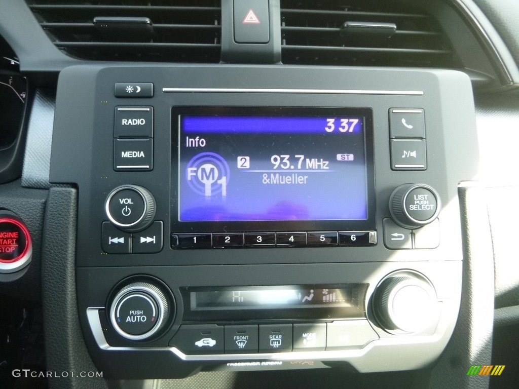 2018 Honda Civic LX-P Coupe Controls Photos