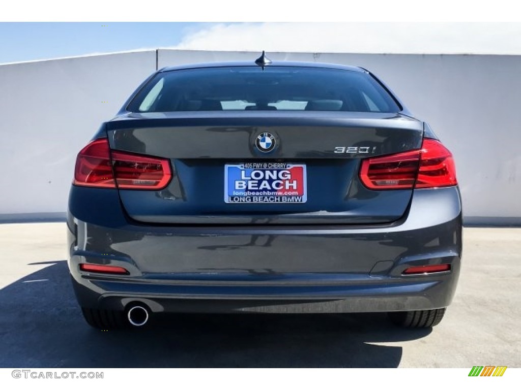 2018 3 Series 320i Sedan - Mineral Grey Metallic / Black photo #3