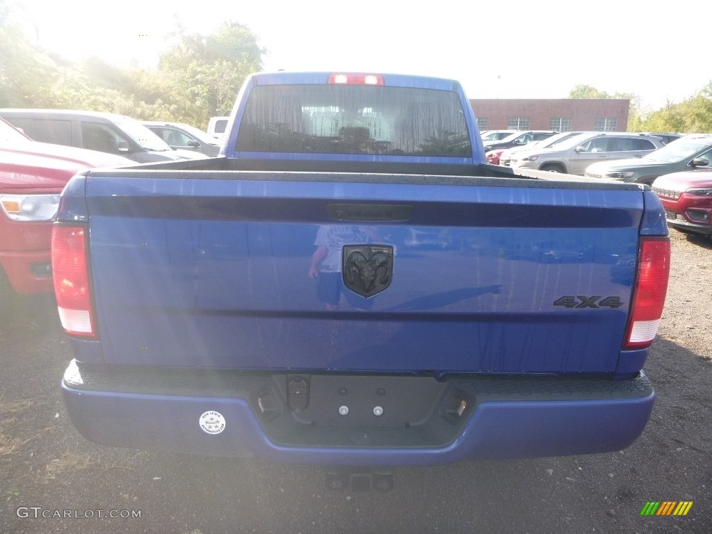2019 1500 Classic Express Quad Cab 4x4 - Blue Streak Pearl / Black/Diesel Gray photo #3