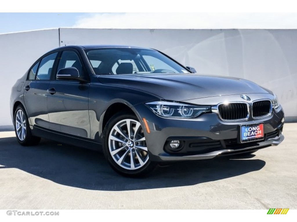 2018 3 Series 320i Sedan - Mineral Grey Metallic / Black photo #12