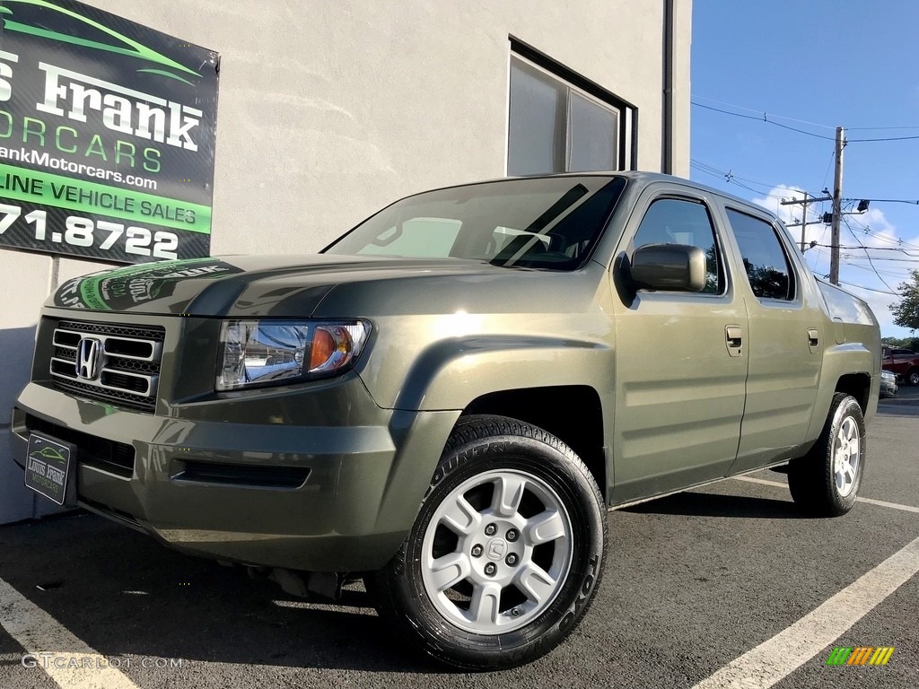 2006 Ridgeline RTL - Amazon Green Metallic / Olive photo #25