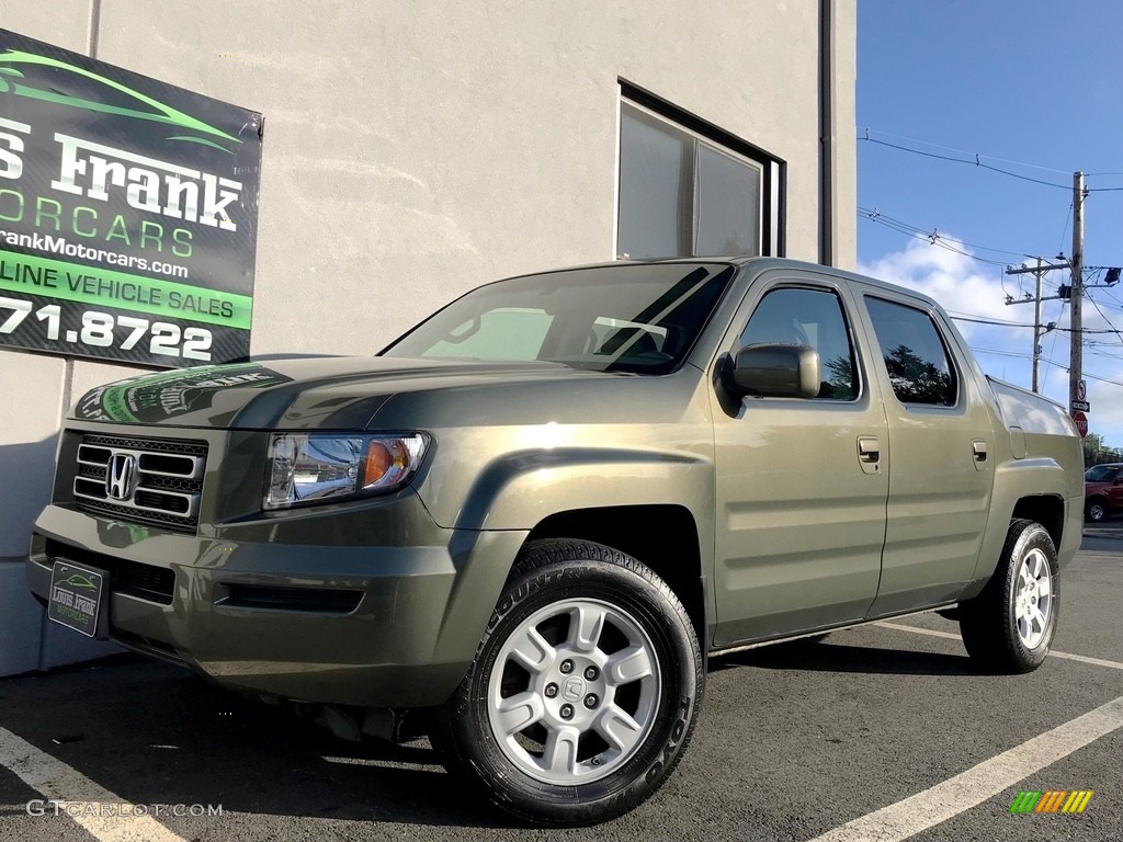 2006 Ridgeline RTL - Amazon Green Metallic / Olive photo #27