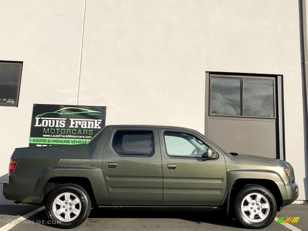 2006 Ridgeline RTL - Amazon Green Metallic / Olive photo #33