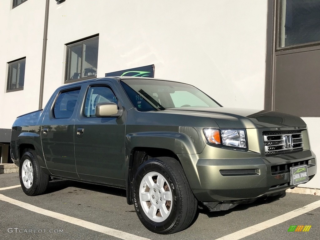 2006 Ridgeline RTL - Amazon Green Metallic / Olive photo #37