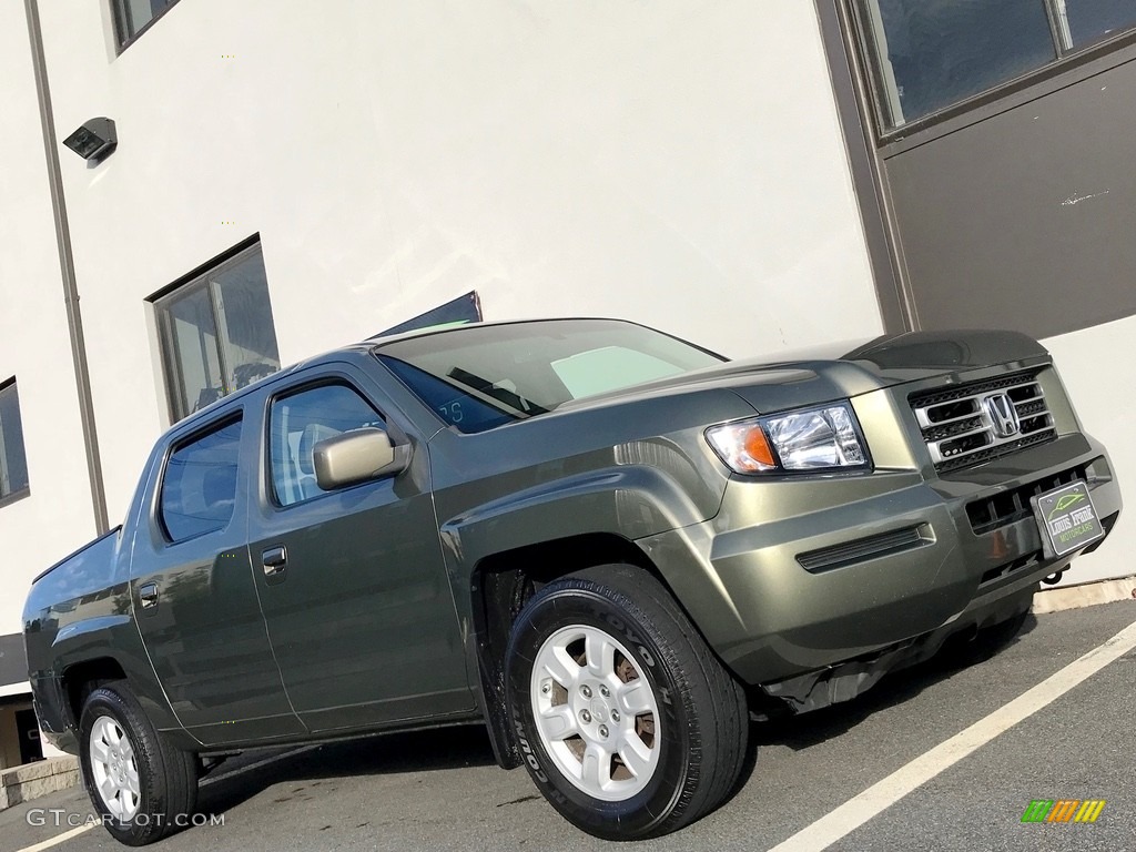 2006 Ridgeline RTL - Amazon Green Metallic / Olive photo #38