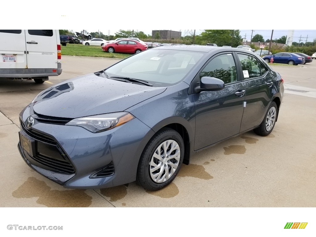 2019 Corolla LE - Slate Metallic / Black photo #1