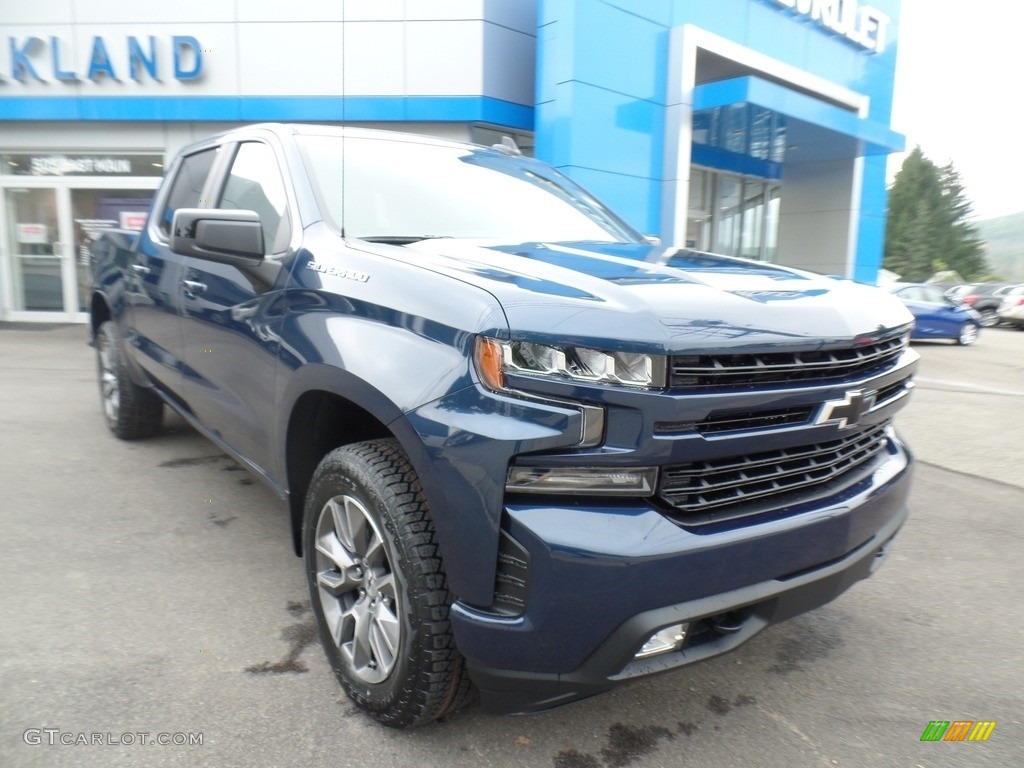 2019 Silverado 1500 RST Crew Cab 4WD - Northsky Blue Metallic / Jet Black photo #3