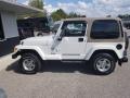2000 Stone White Jeep Wrangler Sahara 4x4 #129673415