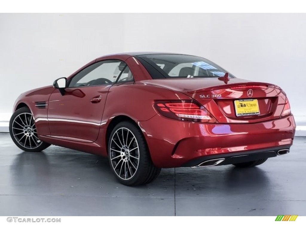 2019 SLC 300 Roadster - designo Cardinal Red Metallic / Sahara Beige photo #2