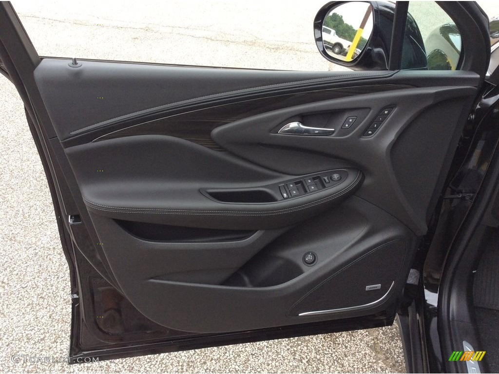 2019 Buick Envision Premium AWD Ebony Door Panel Photo #129680333