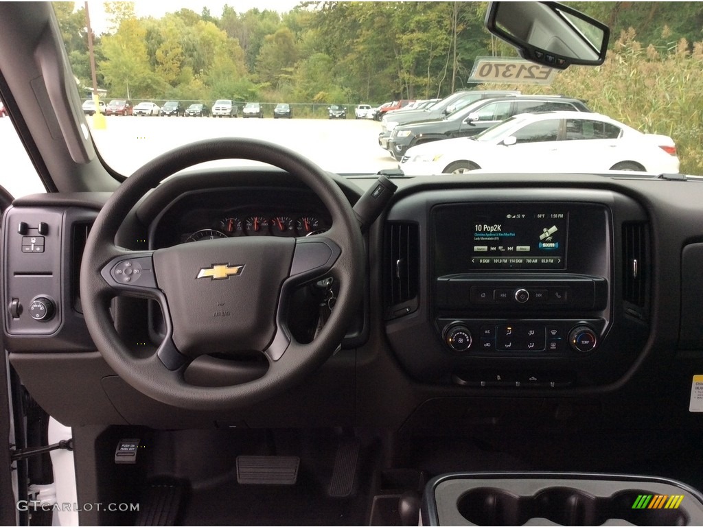 2019 Silverado 2500HD Work Truck Crew Cab 4WD - Summit White / Dark Ash/Jet Black photo #12