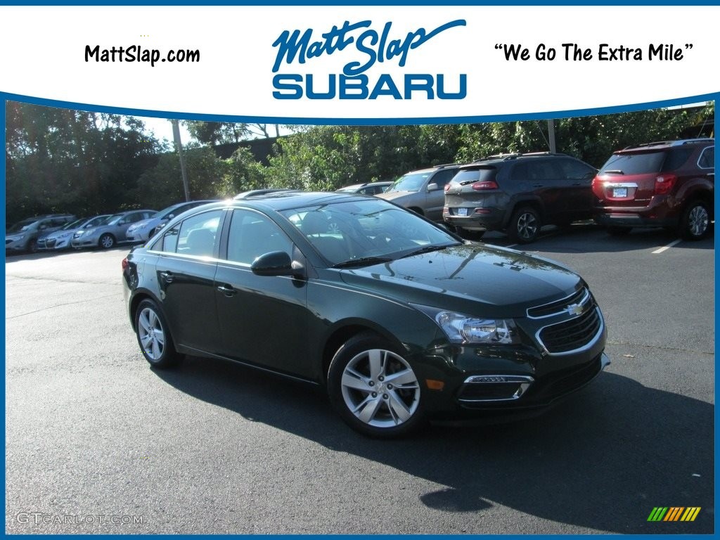 2015 Cruze Diesel - Rainforest Green Metallic / Cocoa/Light Neutral photo #1