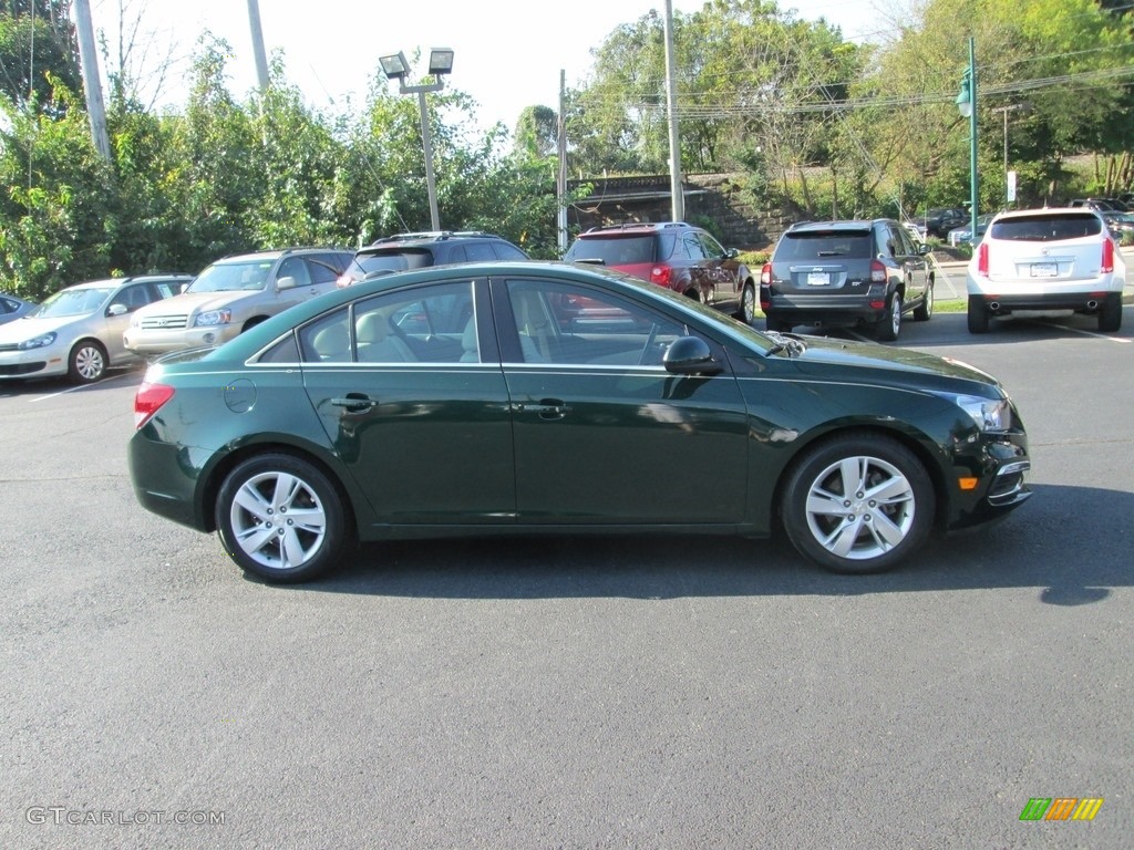 2015 Cruze Diesel - Rainforest Green Metallic / Cocoa/Light Neutral photo #5