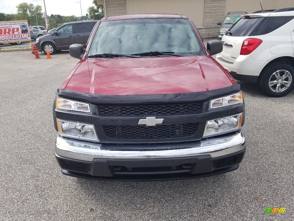 2006 Colorado LT Crew Cab 4x4 - Victory Red / Light Cashmere photo #19