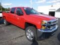 2019 Red Hot Chevrolet Silverado 2500HD Work Truck Crew Cab 4WD  photo #6