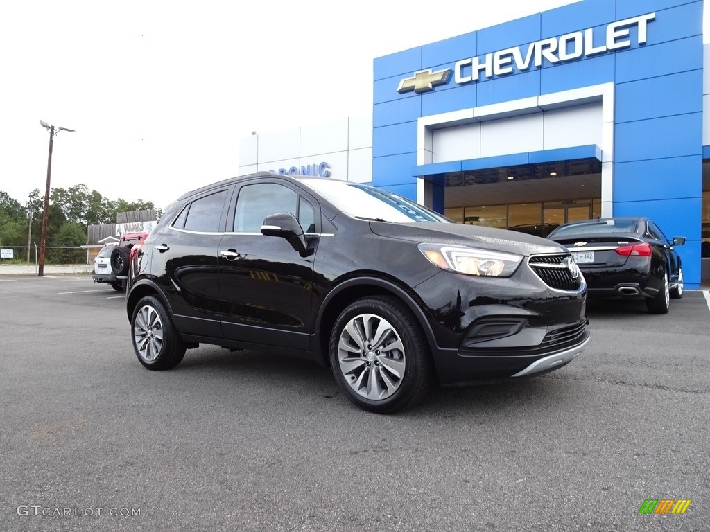Ebony Twilight Metallic 2019 Buick Encore Preferred Exterior Photo #129684767