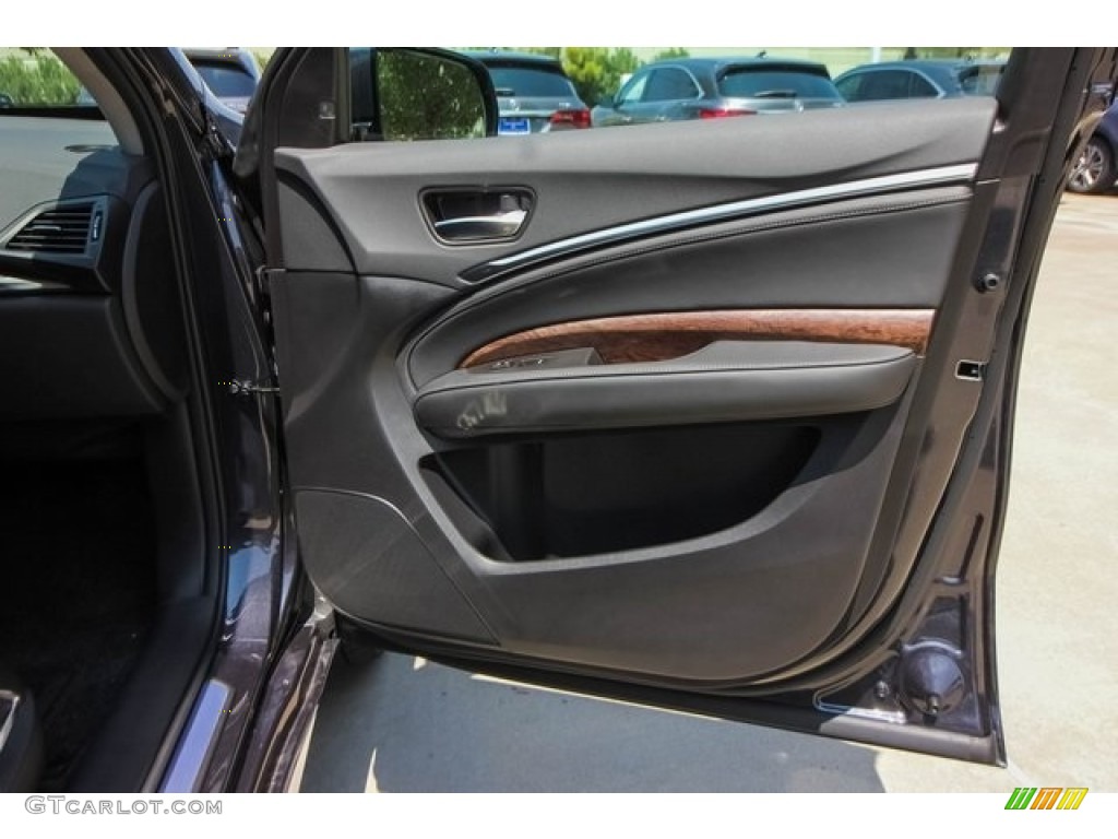2019 Acura MDX Standard MDX Model Ebony Door Panel Photo #129684776