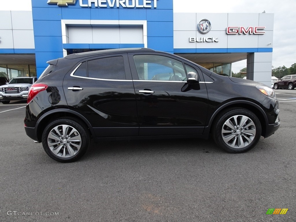 Ebony Twilight Metallic 2019 Buick Encore Preferred Exterior Photo #129684974