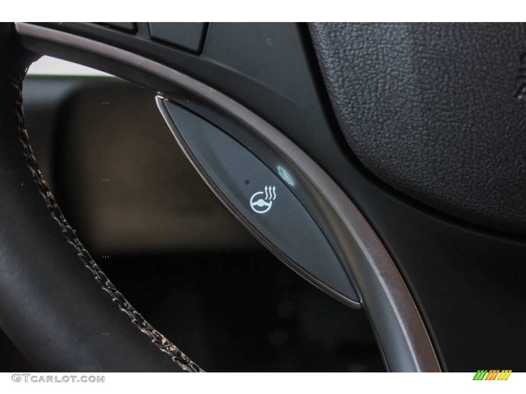 2019 Acura MDX Standard MDX Model Ebony Steering Wheel Photo #129685166