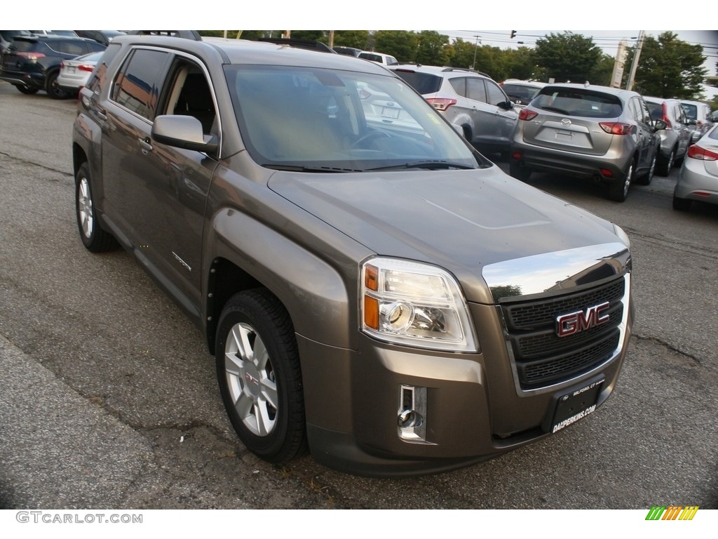 2010 Terrain SLE AWD - Cyber Gray Metallic / Jet Black photo #1