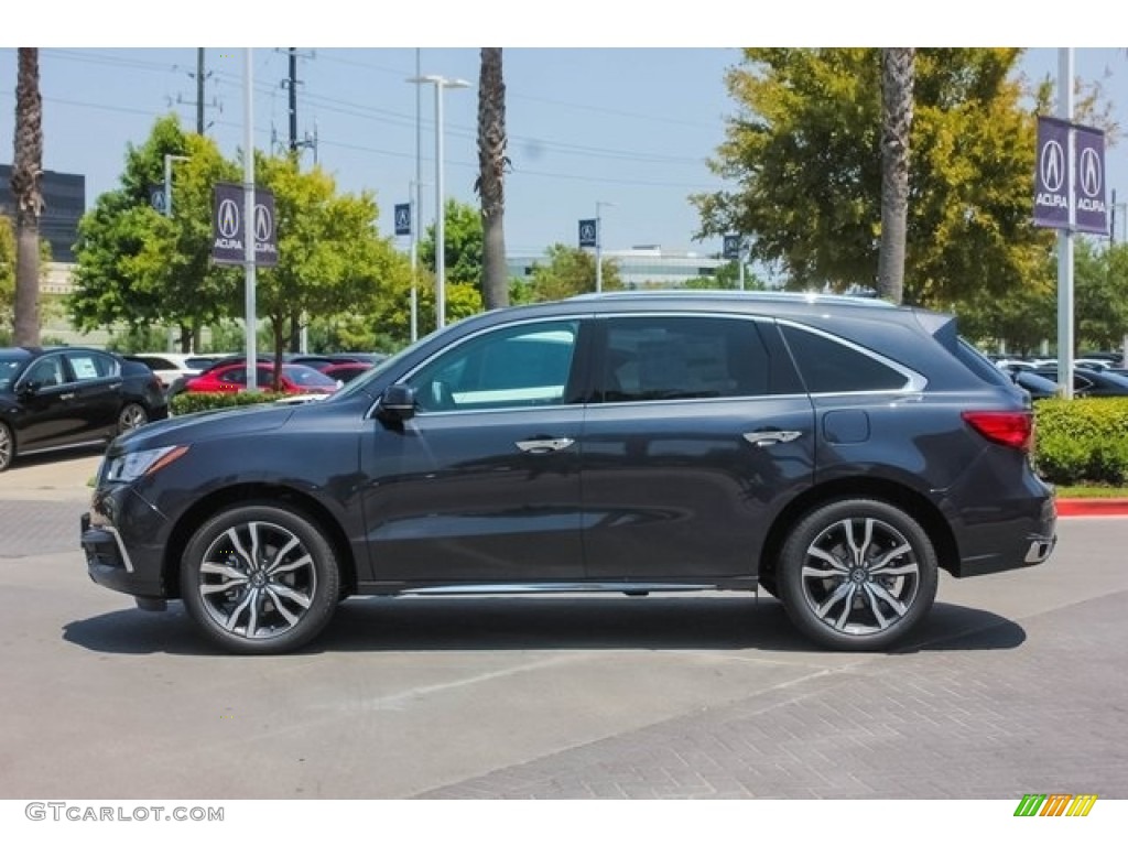 Gunmetal Metallic 2019 Acura MDX Standard MDX Model Exterior Photo #129686312