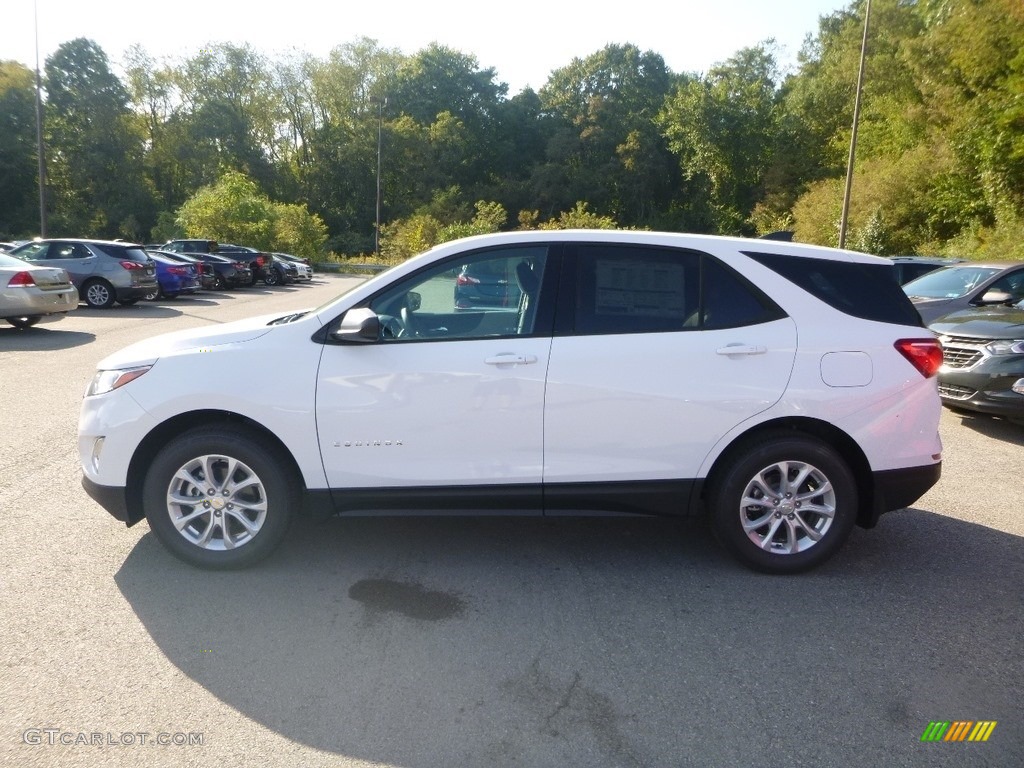 2019 Equinox LS AWD - Summit White / Medium Ash Gray photo #2