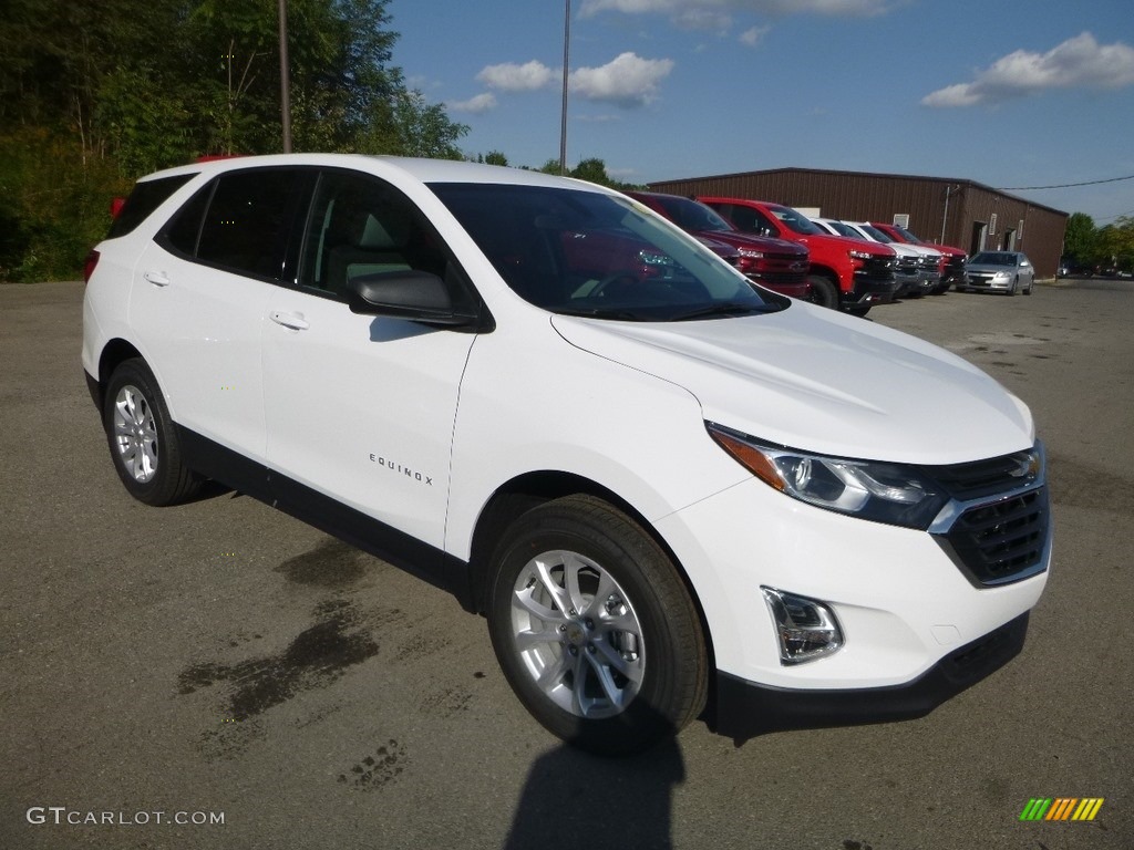 2019 Equinox LS AWD - Summit White / Medium Ash Gray photo #7
