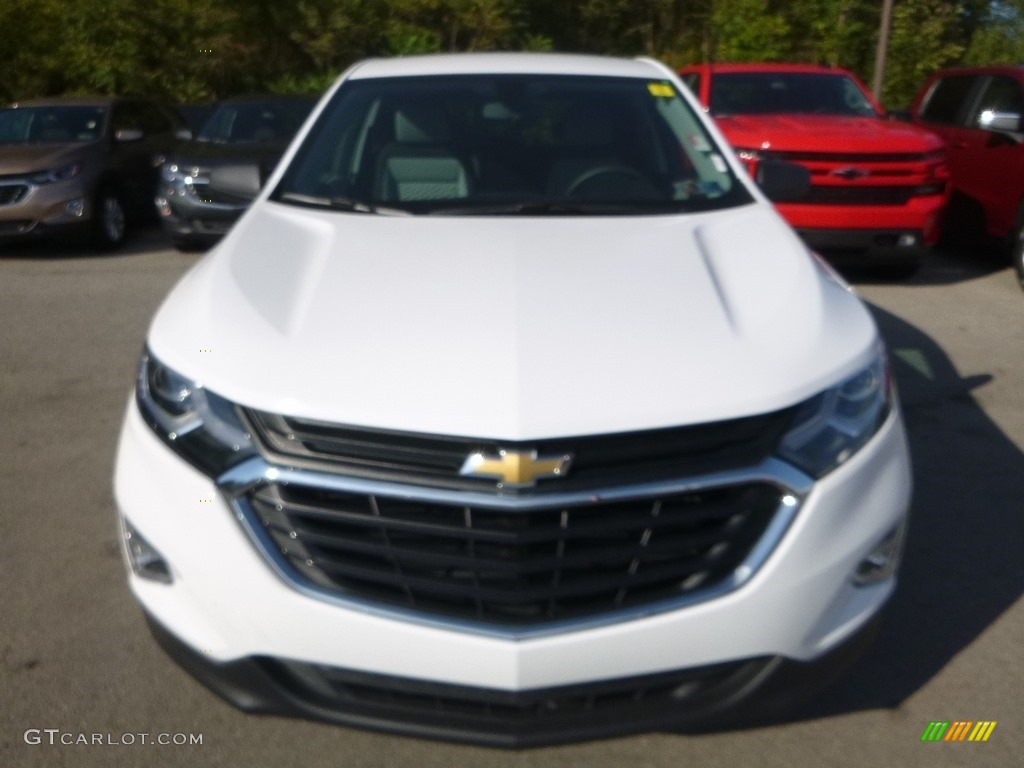 2019 Equinox LS AWD - Summit White / Medium Ash Gray photo #8