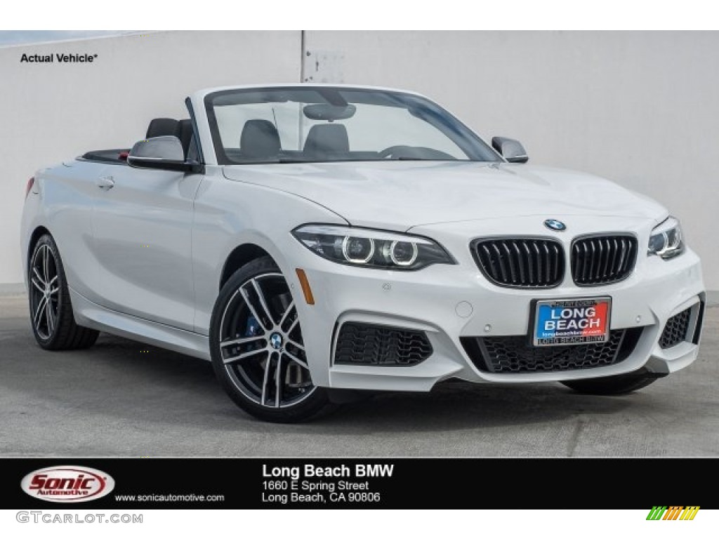 2018 2 Series M240i Convertible - Alpine White / Black photo #1