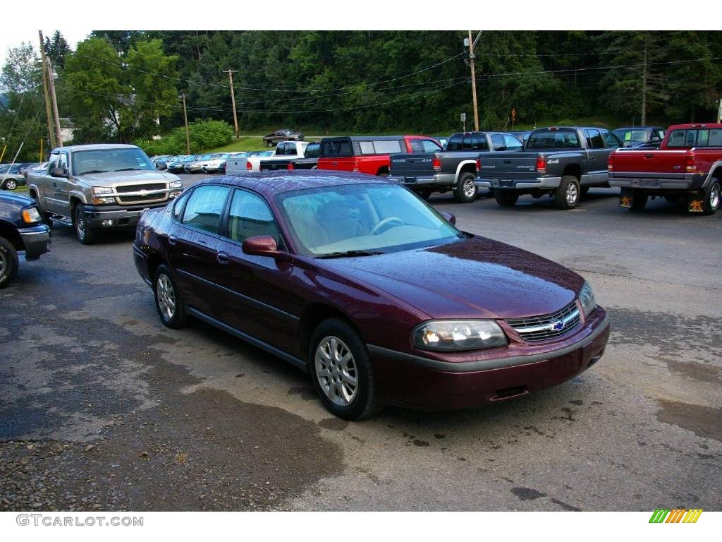 2004 Impala  - Berry Red Metallic / Neutral Beige photo #13