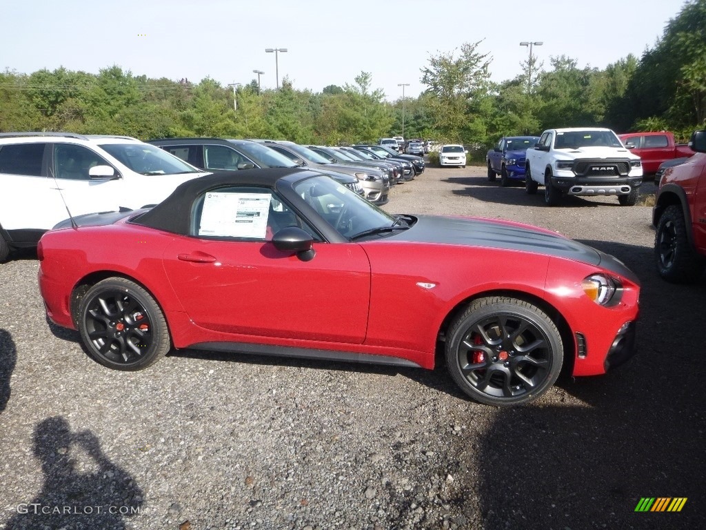 Red 2019 Fiat 124 Spider Abarth Roadster Exterior Photo #129688838