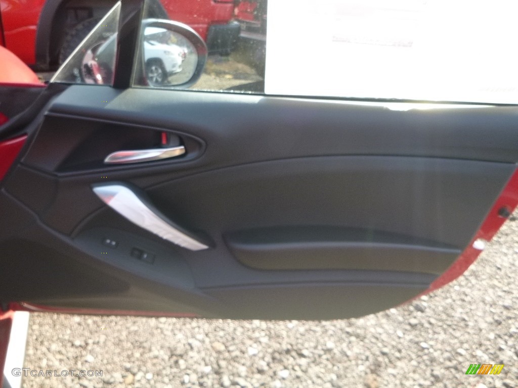 2019 Fiat 124 Spider Abarth Roadster Rosso/Nero (Red/Black) Door Panel Photo #129688946