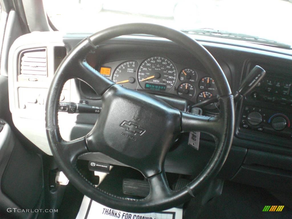 2002 Silverado 1500 LS Extended Cab - Light Pewter Metallic / Graphite Gray photo #13