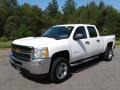 Summit White - Silverado 2500HD Work Truck Crew Cab 4x4 Photo No. 2