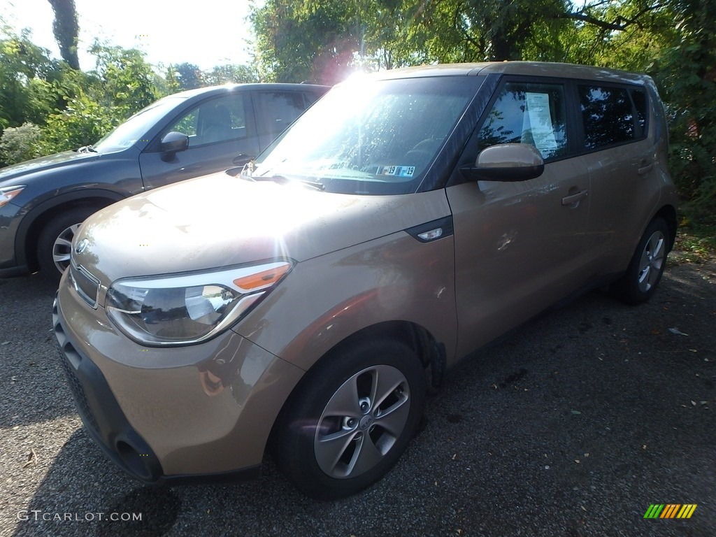 2014 Soul 1.6 - Latte Brown / Black Diamond Woven Cloth photo #1