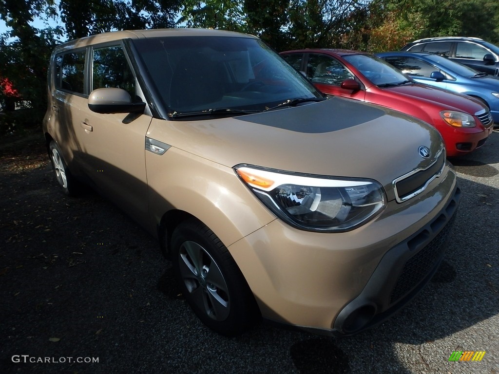 2014 Soul 1.6 - Latte Brown / Black Diamond Woven Cloth photo #5