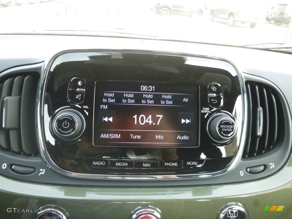 2018 500 Abarth Cabrio - Oliva Green Pearl / Nero (Black) photo #18